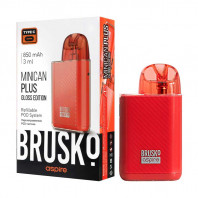 POD-система Brusko Minican Plus Gloss (Красный) 3мл 850mAh