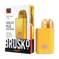 POD-система Brusko Minican Plus Gloss (Янтарный) 3мл 850mAh