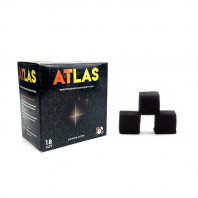 Кокосовый уголь для кальяна — ATLAS 18 куб 25мм