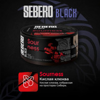 Табак для кальяна Sebero Black - Sourness (Кислая Клюква) 25г