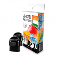 Предзаправленный картридж BRUSKO MINICAN PREFILLED PODS - Манго со льдом 2,4мл (цена за 1 шт.)