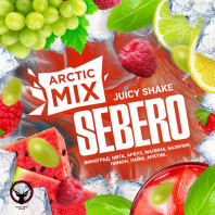 Табак для кальяна Sebero Arctic Mix - Juicy Shake (Виноград, мята, арбуз, малина, базилик, лимон, лайм, арктик) 25г