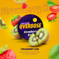 Табак для кальяна Overdose - Strawberry Kiwi (Клубника Киви) 25г