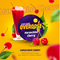 Табак для кальяна Overdose - Коктейльная Вишня (Maraschino Cherry) 100г
