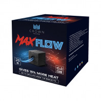 Кокосовый уголь для кальянаCrown MaxFlow 64 шт 26мм