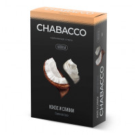 Смесь для кальяна Chabacco MEDIUM - Creme De Coco (Кокос и сливки) 50г