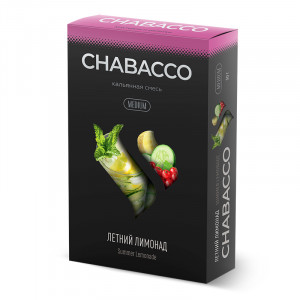 Смесь для кальяна Chabacco MEDIUM - Summer Lemonade (Кисло-сладкий лимонад с огурцом) 50г