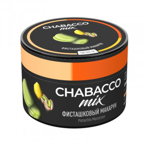 Смесь для кальяна Chabacco Mix Medium - Pistachio Macaroon (Фисташковый макарун) 50г