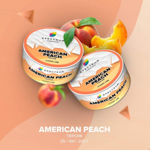 Табак для кальяна Spectrum Classic line - American Peach (Персик) 25г