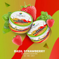 Табак для кальяна Spectrum Classic line - Basil Strawberry (Клубника Базилик) 25г