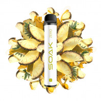 Электронная сигарета SOAK X ZERO 1500T - Pineapple Syrup (Ананас)