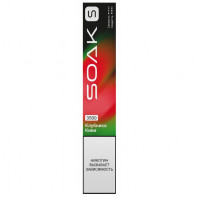 Электронная сигарета SOAK Pods S 3500T - Strawberry Kiwi (Клубника Киви)