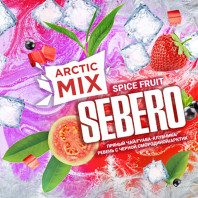 Табак для кальяна Sebero Arctic Mix - Spice Fruit (Пряный чай Гуава Клубника Ревень Черная смородина Лед)  60г