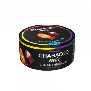 Смесь для кальяна Chabacco Mix Medium - Tangerine Strawberry Lychee (Мандарин Земляника Личи) 50г
