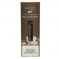 Электронная сигарета HQD HIT 1600Т - Раф с Лесным орехом