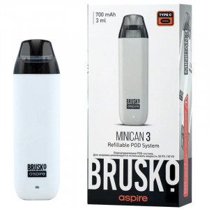 POD-система Brusko Minican 3 (Белый) 700mAh