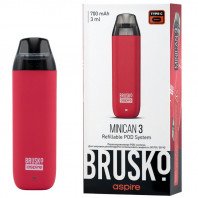 POD-система Brusko Minican 3 (Светло-красный) 700mAh