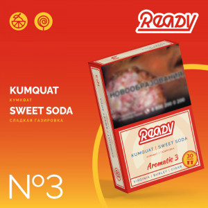 Табак для кальяна Ready - №3 Kumquat Sweet Soda (Кумкват Сладкая содовая) 30г