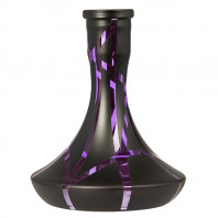 Колба для кальяна Craft Шедевр фиолетово-чёрный матовый