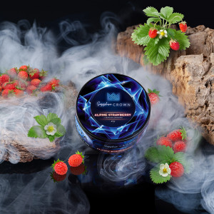 Табак для кальяна Sapphire Crown - Alpine Strawberry (Земляника) 25г