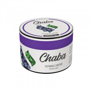 Бестабачная смесь для кальяна Chaba - Blueberry Mint (Черника с Мятой) 50г