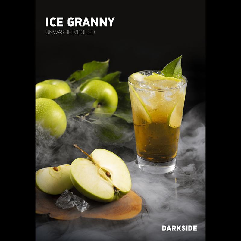 Табак для кальяна Darkside RARE - Ice Granny (Ледяное Яблоко) 100г